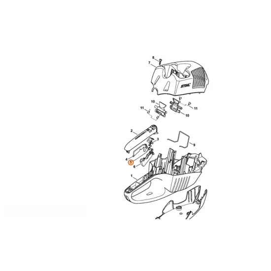 STIHL  Sprężyna ramieniowa 4851 435 2100